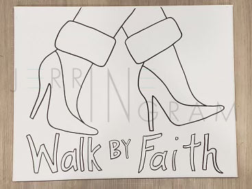 Walk By Faith Painting